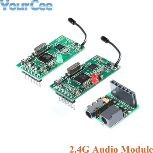 2.4G Analog Audio Module Digital Wifi Wireless Transmitter Receiver Board Module Interface Board 3.5-5V