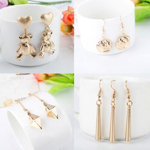 ONE PIECE Boa Hancock Zoro Earring Anime Cosplay Jewelry Lovely Gold Bear Frog Drop Earring for Men Women Fashion Christmas Gift