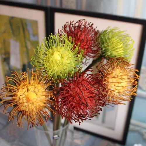 Rambutan Flower Artificial Plants Wedding Decor Home Christmas Decoration DIY Accessories