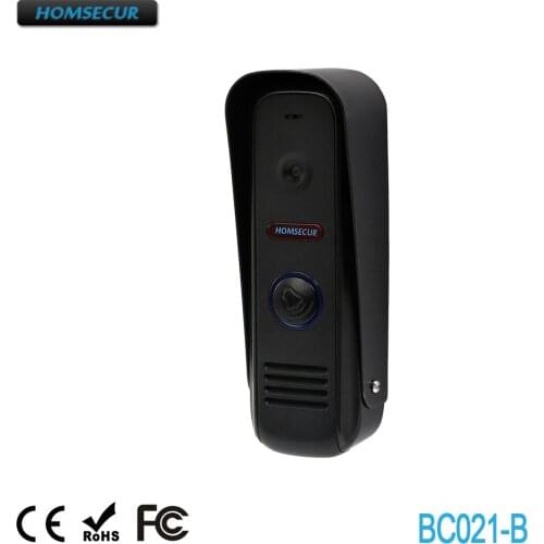 HOMSECUR Camera Doorbell For Video Door Entry Phone Call System BC021-B