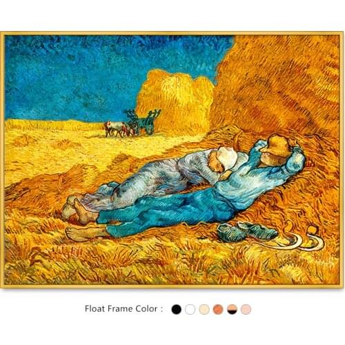 The Painting Siesta [After Millet] by Vincent Van Gogh On Canvas Print For Home Decoration Wall Art