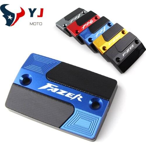 Motorcycle CNC Aluminum Front Brake Fluid Reservoir Tank Cover For YAMAHA FZ8 FAZER 2010-2014 FZ6 2004-2015 FZ1 FAZER 2006-2015