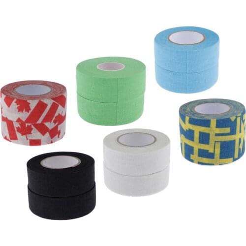 2x Ice Hockey Tape Adhesive Tape Anti Sports Equipment 2.5cmx10m