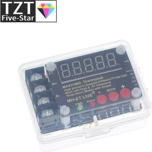 MAX31865 high precision isolated temperature collector module PT100 serial port output upper computer software debugging