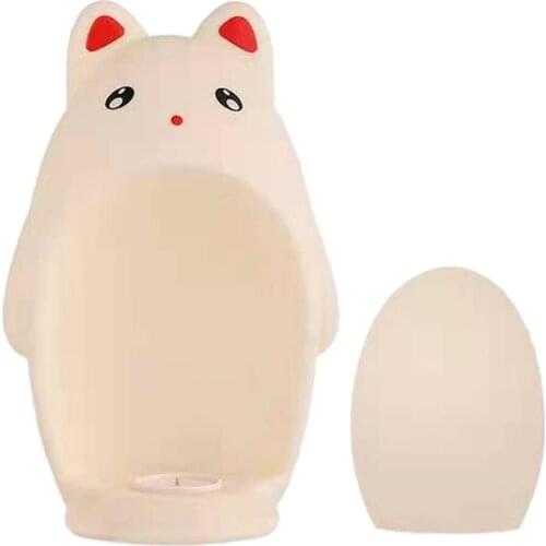 Cute Silicone Night Light USB Bedside Lamp Children Indoor Decor Gifts
