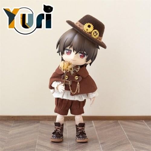 OB11 Doll Use Punk Hat Pants Clothes Cosplay 1/12 BJD Doll Handmade Outfits Suit Clothing C