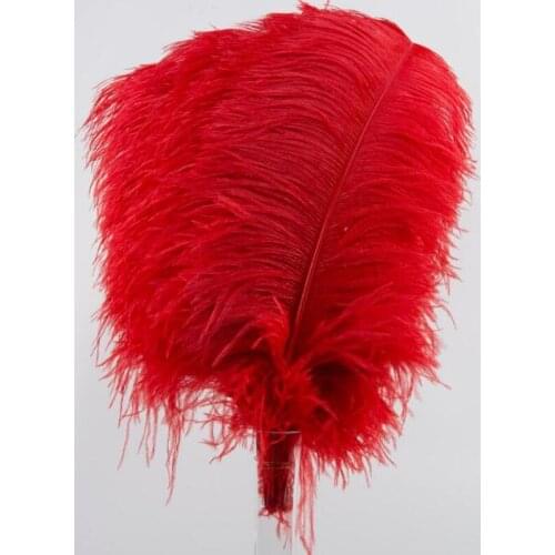 Wholesale High quality 45-50cm ostrich feathers for craft wedding party Carnival dancer decoration plumas for DIY decoration