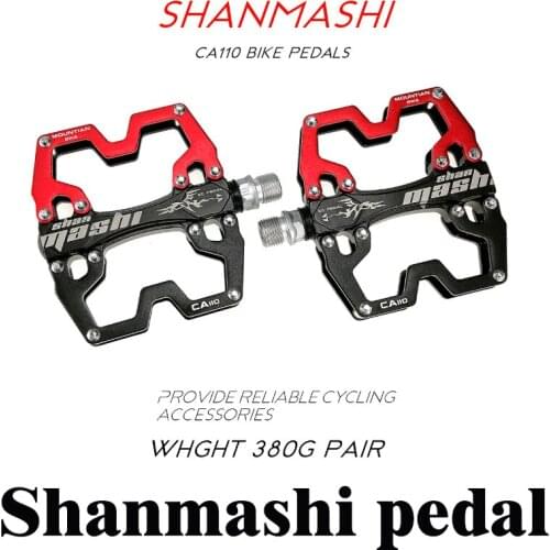 Shanmashi CA110 bearing pedal road/mountain bike pedal Aluminum alloy pedal anti-slip pedal bicycle riding accessories