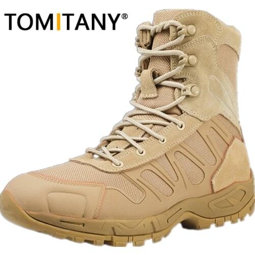 Hiking Tactical Military Boots Non-slip Wear-resistant Outdoor Autumn Spring Breathable Sneakers Hunting Traveling Mens Boots