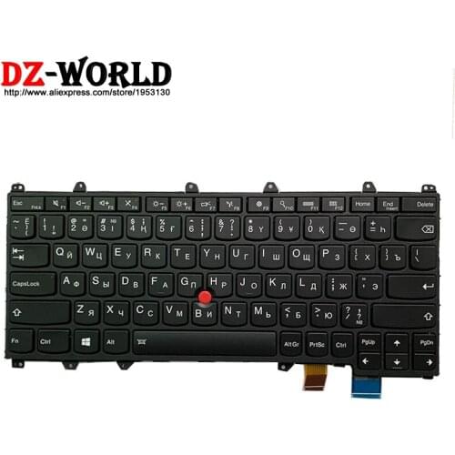 New Original Russian and Kazakh Backlit Keyboard Laptop Backlight for Lenovo Thinkpad Yoga 260 00PA147 00PA229 00PA142