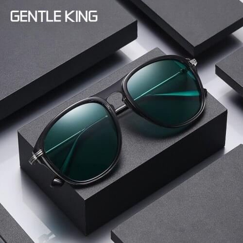 GENTLE KING Polaroid Sunglasses Unisex Square Vintage Sun Glasses Famous Brand Sunglases Polarized Sunglasses Oculos Feminino