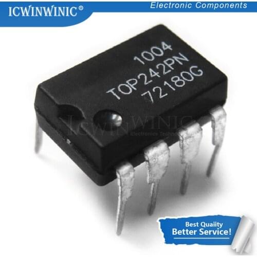 10PCS TOP242PN DIP-7 TOP242 DIP TOP242P DIP