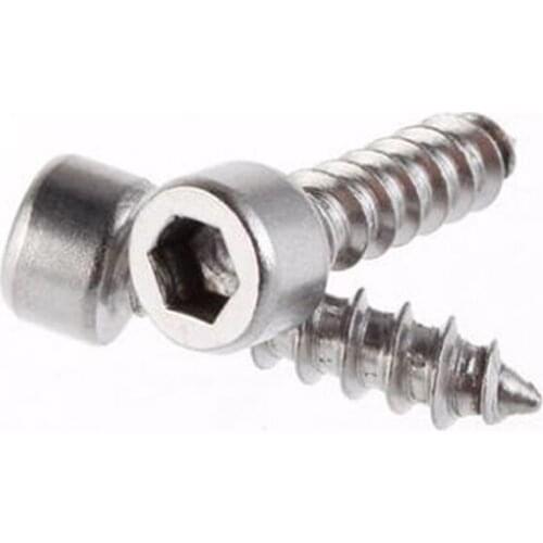 100Pcs Socket Head Self Tapping Screws Stainless Steel 304 M2 M2.5 M3 M4
