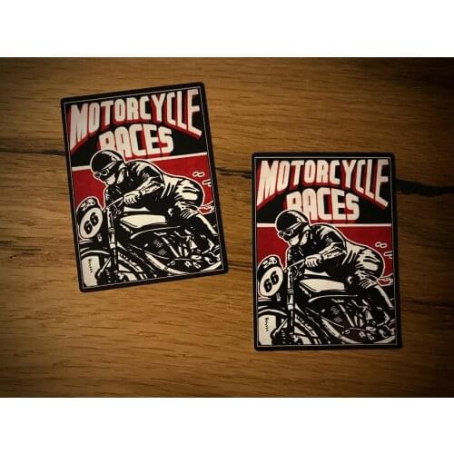 Bobber Racer Old School Oldtimer Bergrennen Rally Vintage TOP #219 decal stickers