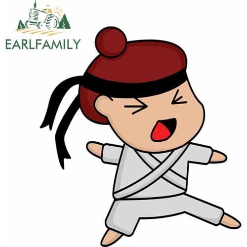 EARLFAMILY 13cm x 12cm For Cartoons Character Car Stickers DIY Decal Anime Waterproof Vinyl Material Occlusion Scratch Decor