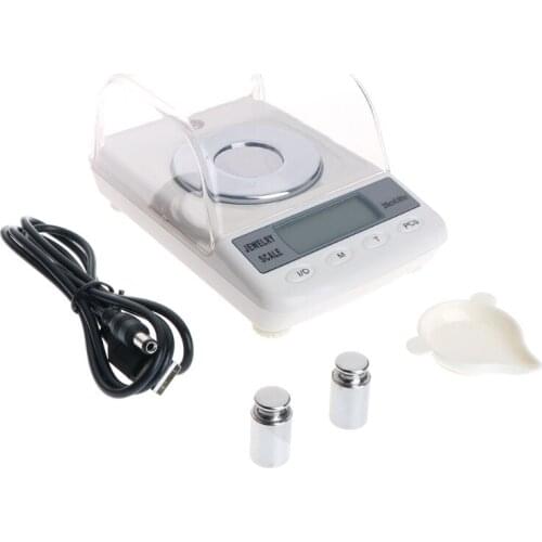 High Accuracy 0.001g 50g Digital Jewelry Scale Powder LCD Electronic Carat Scale