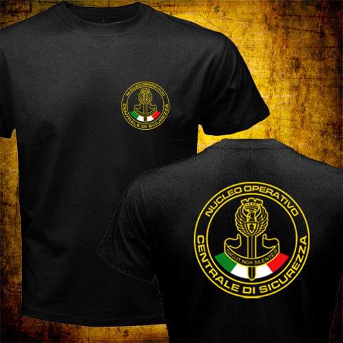 Creative novelty New Nocs Italy Police Tactical Unit Swat Counter Terrorist Special Force T-Shirt Men Cotton Tshirt Hip Hop Tees
