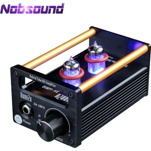 Nobsound Mini 2P2+VMOS Class A Hybrid Tube Amplifier Headphone Amp USB DAC HiFi Pre-Amplifier
