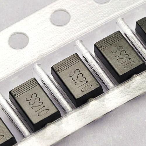 MCIGICM 100pcs ss210 sma smd do-214ac Schottky diode