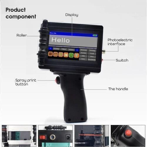 Mini-Sized Inkjet Printer Expiry Date Printer Code Printer Date Printer For Screen Printing Of Expiry Date/Manufacture Date/Time