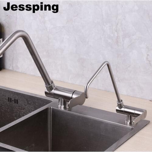 Can lay down kitchen pure water drinking faucet can set under window