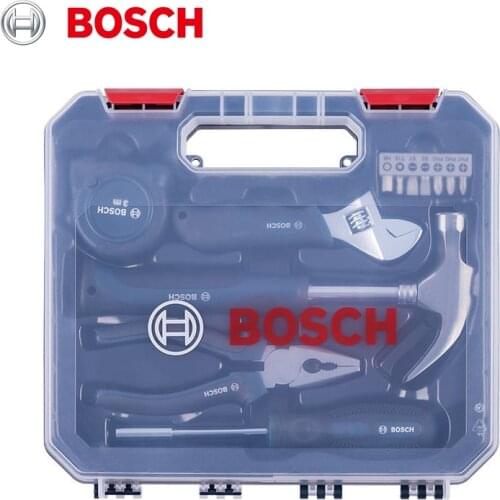 Bosch 12-piece household multifunctional hardware tool box hand tool set