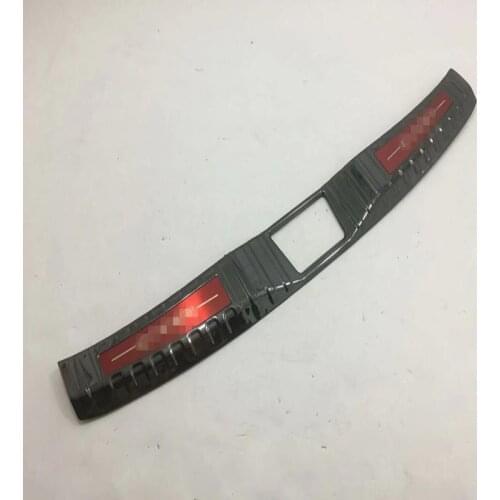 For car styling toyota c-hr chr accessories 2017 stainless steel inner rear bumper protrctor foot plate rear trunk pad