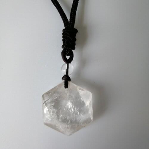 Drop shipping White crystal pendant necklace White star of RongDe pendant Lucky Love Crystal Jewelry With Free Rope