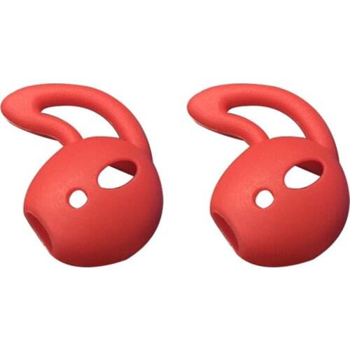 2Pcs Fashion Silicone Earphones Protector Cover Ear Buds Case for App le Air Pods