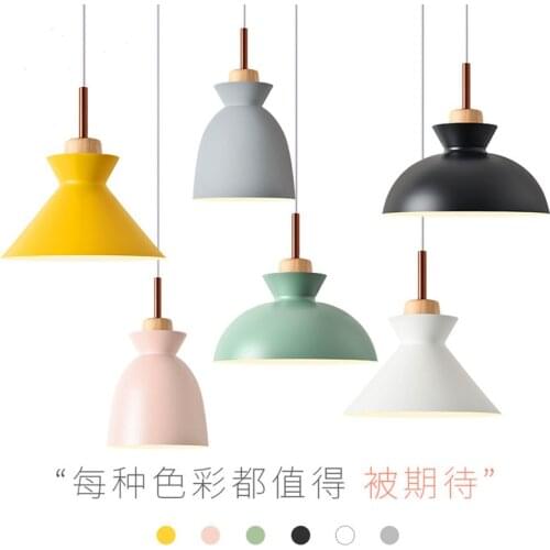 Nordic Lampshade Pendant Lights Spot Classic Dining Table Bedside Coffee Table Decorative Luminaires Indoor Lighting Accessories