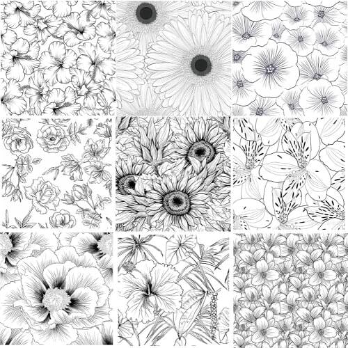 Texture background original silicone transparent seal DIY Scrapbook hand ledger album production of 14x14