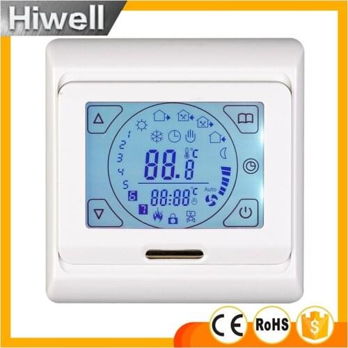 Room thermostat Touch screen floor heating thermostat 16A