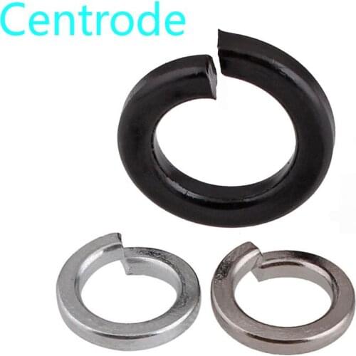 Carbon Steel 8.8 Black Galvanized Open Spring Washer Spring Gasket M12-M30 GB93-87 10PCS