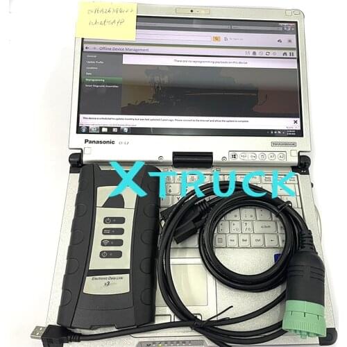 V5.2 JD AG CF Electronic Data Link V3 Diagnostic kit JD Service EDL v3 Advisor+TOUGHBOOK CF C2 LAPTO ready to use