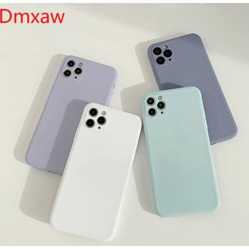 For OPPO Reno 6 5 5f 5 Lite 4 3 Pro Plus K9 5G A55 5G Phone Case Purple Candy Plain Matte Fresh Simple Soft Silicone Cover
