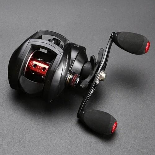 High Speed 8.1:1 Baitcasting Fishing Reel Casting Wheel Pesca Magnetic Brake System Saltwater Slow Jigging Fishing Reels Tackle