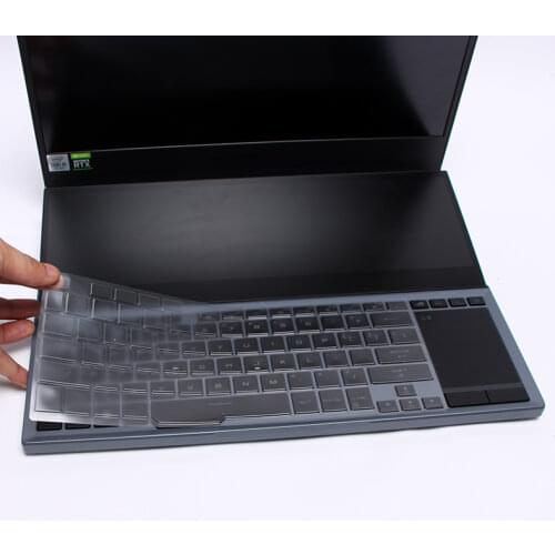 Clear TPU Laptop Keyboard Cover Protector For ASUS ROG Zephyrus S GX501 GX501GI GX501GS asus GX531 GX531GS Notebook 15.6 inch