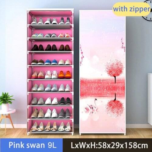 New Multilayer Shoe Cabinet Dustproof Shoes Storage Easy to Install Space Saving Stand Holder Home Dorm Furniture Shoe Rack