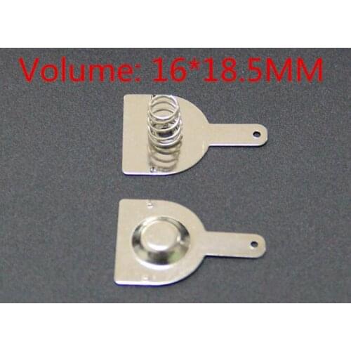 100pcs 18650 positive and negative single contact spring plate ( 50Pairs) 16x18.5mm