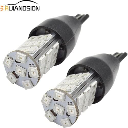 2x 800LM W16W T15 LED Bulbs Canbus No-polar High Power 4W 921 912 LED Backup Light Car Reverse Parking Lamp White Red Yellow