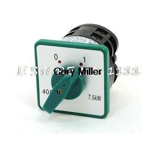 380V 40A 7.5kW ON-OFF Universal Rotary Cam Control Changeover Switch