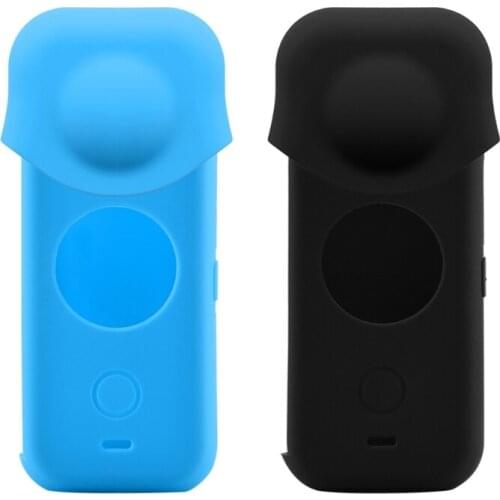 40JB For Insta360- ONE X2 Silicone Protective Lens Cover Panoramic Sports Camera Lens Cover Accessories