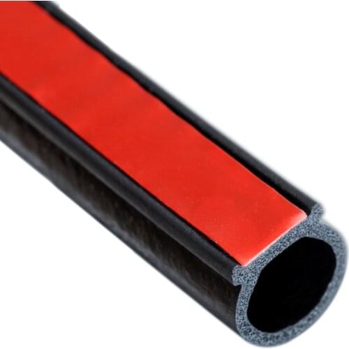 Car Accessories Universal 2~8 Meter Big D Type Noise Insulation Car Rubber Door Sealing Strip High Density Auto Sound Insulation