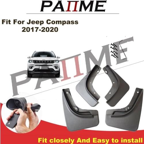 4 Pcs Set Molded Mud Flaps Mudflaps Splash Guards Front Rear Mud Flap Mudguards Fender YC101187