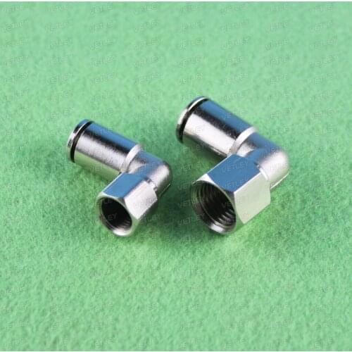 BPLF Female Elbow BPLF 4/6/8-R1/8,R1/4 full metal one touch fittings quick air connector pneumatic fittings
