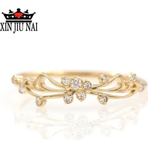Elegant ladies ring with unique butterfly wings inlaid with high quality luxury zircon gem diamond casual jewelry fashion