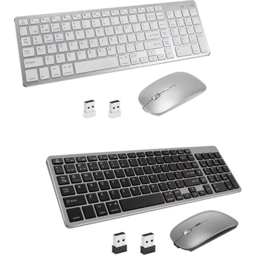 45BA Wireless Keyboard and Mouse Combo RGB Bluetooth-compatiblefor 3.0 5.0 Dual-mode
