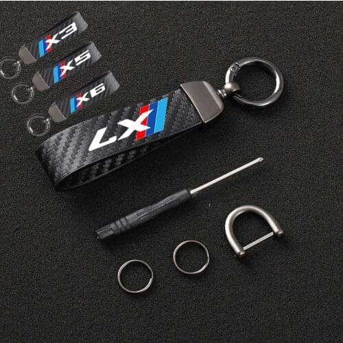 Leather Car KeyChain Key Rings for bmw x1 x3 x4 x5 x6 x7 e84 f48 f25 e83 f26 e53 e70 f16 e71 f49 f39 g01 g08 g02 f15 f85 g05 g07