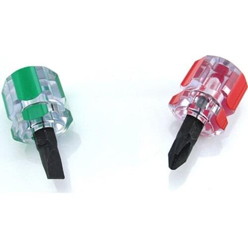 Screwdriver Kit Set Mini Small Portable Radish Head Screw Driver Transparent Handle Repair Hand Tools Precision Car Repair