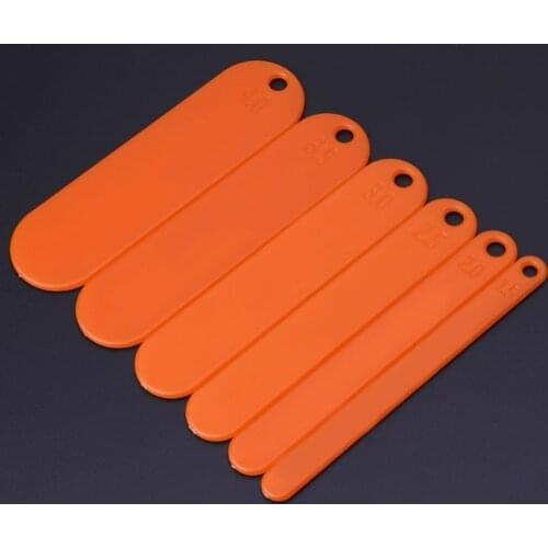 6 Pcs Fishing Netting Shuttle 6 Size Tackle Plastic Net Making Repair Tools Fishing Gear Fishing Accessories Fishing Supplies